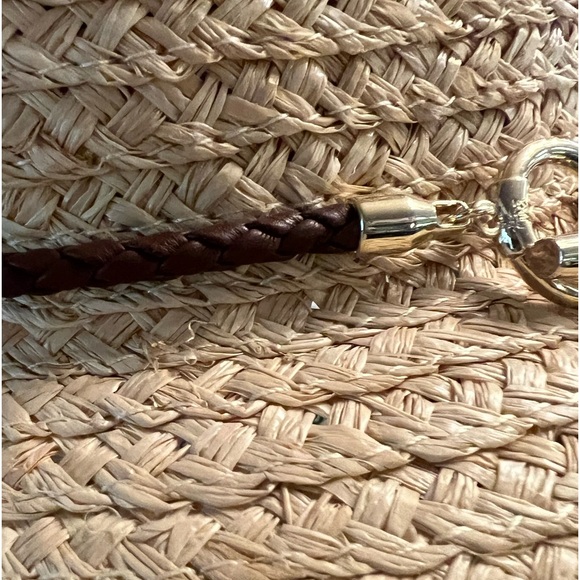 🆕 Lauren Ralph Lauren Raffia Rope Fedora Hat - Picture 10 of 17